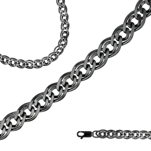 Цепь из серебра 925, плетение «Нонна»